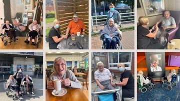Activities, trips and some reflexology for Residents at Fir Trees care home